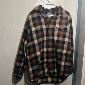 Carhartt brown flannel